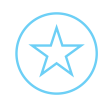 Icon of a star inside of a circle